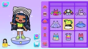 Aha World Doll Dress-Up Game 3